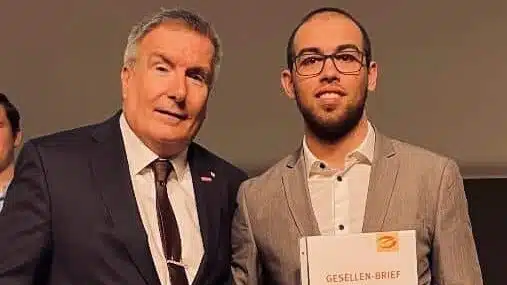 Unser neuer Geselle 2025 Franz Ortloff